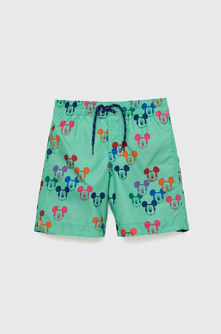 Gap Детски плувни шорти x Disney в зелено - Pepit.bg