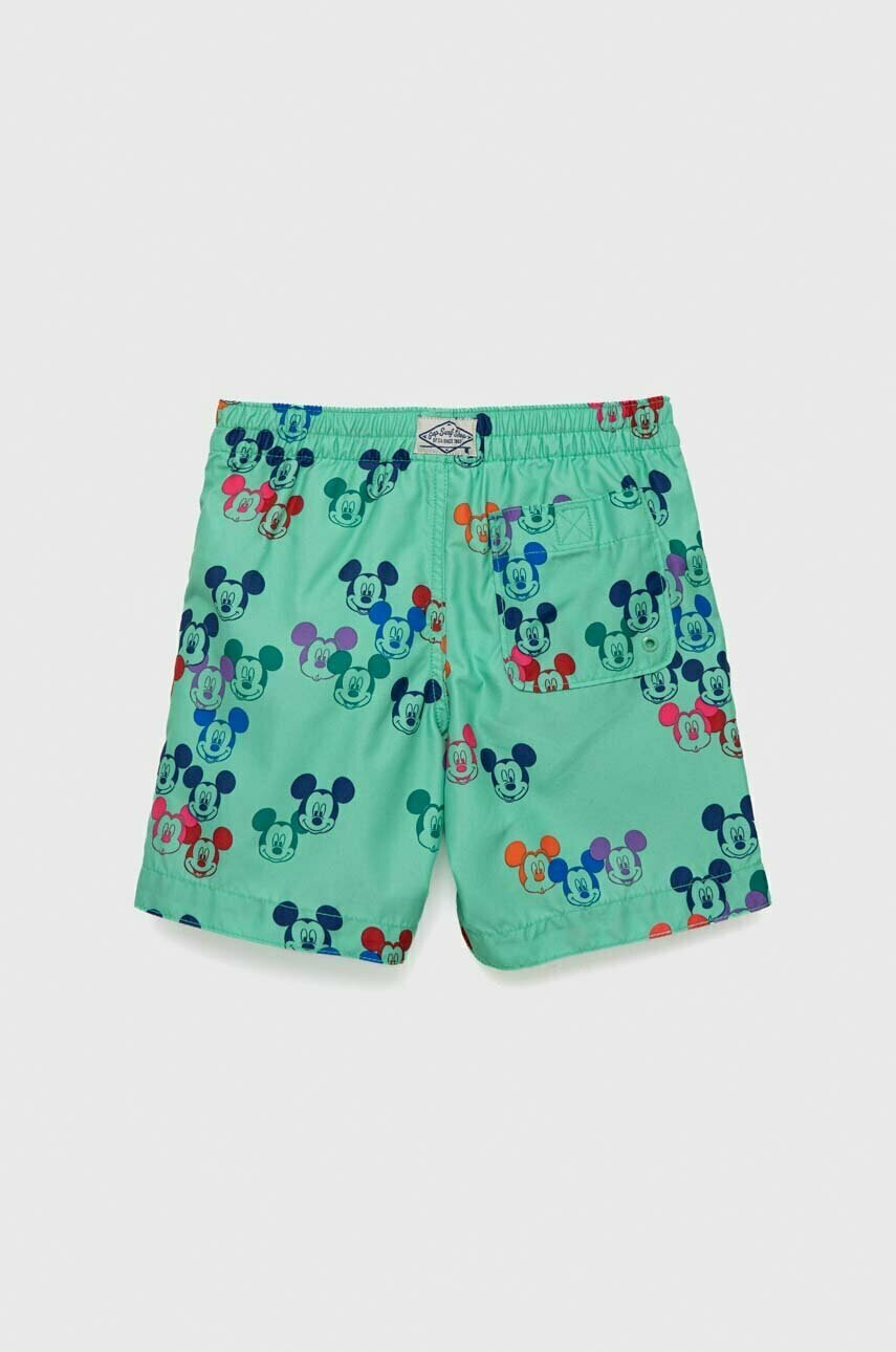 Gap Детски плувни шорти x Disney в зелено - Pepit.bg