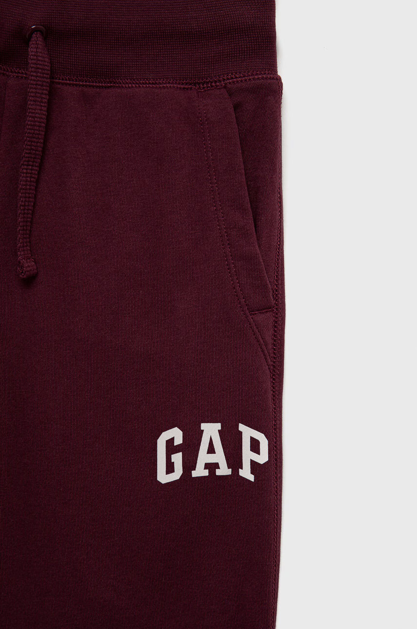 Gap Детски спортен панталон в жълто с принт - Pepit.bg