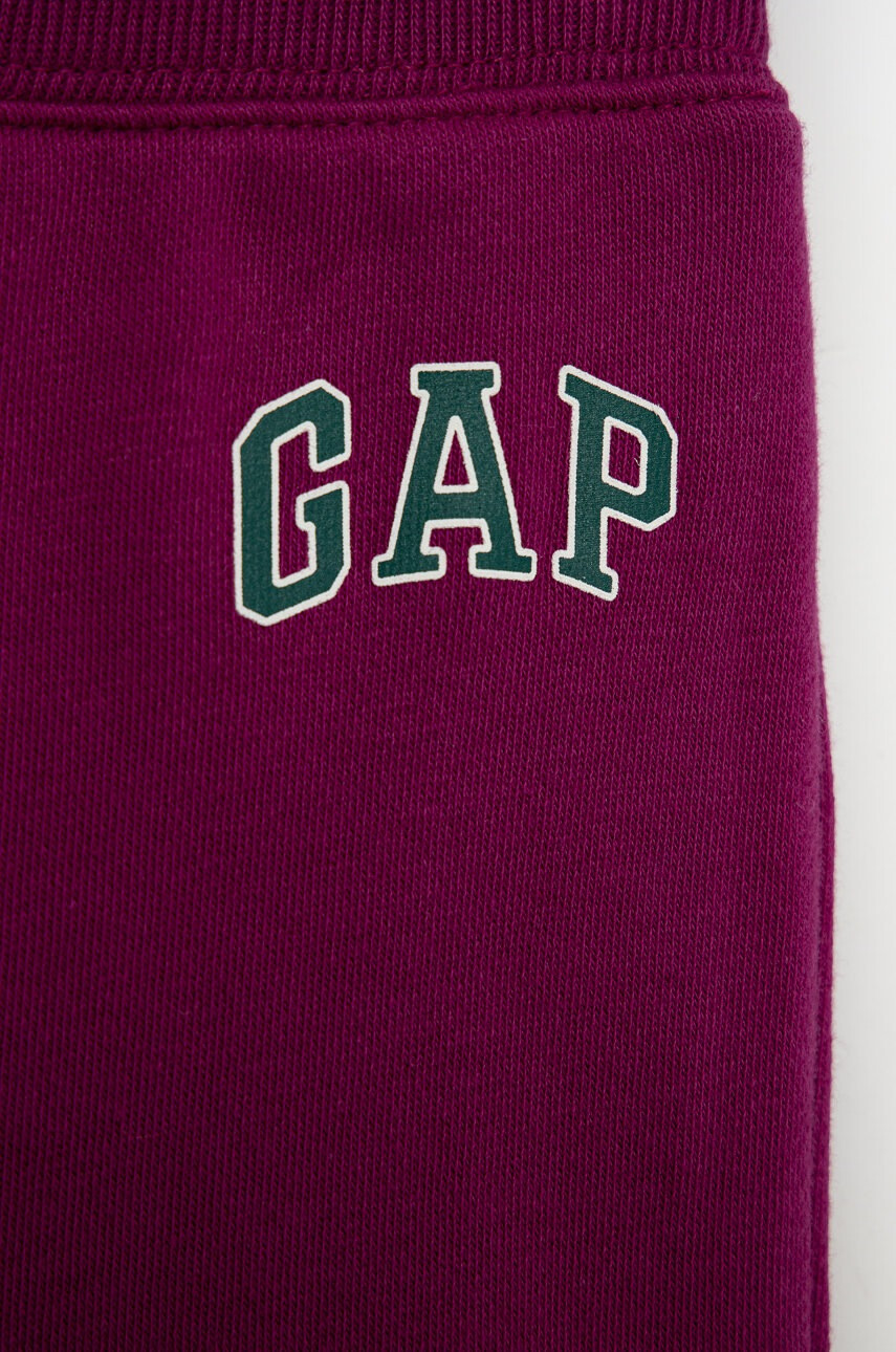 Gap Детски спортен панталон в лилаво с принт - Pepit.bg