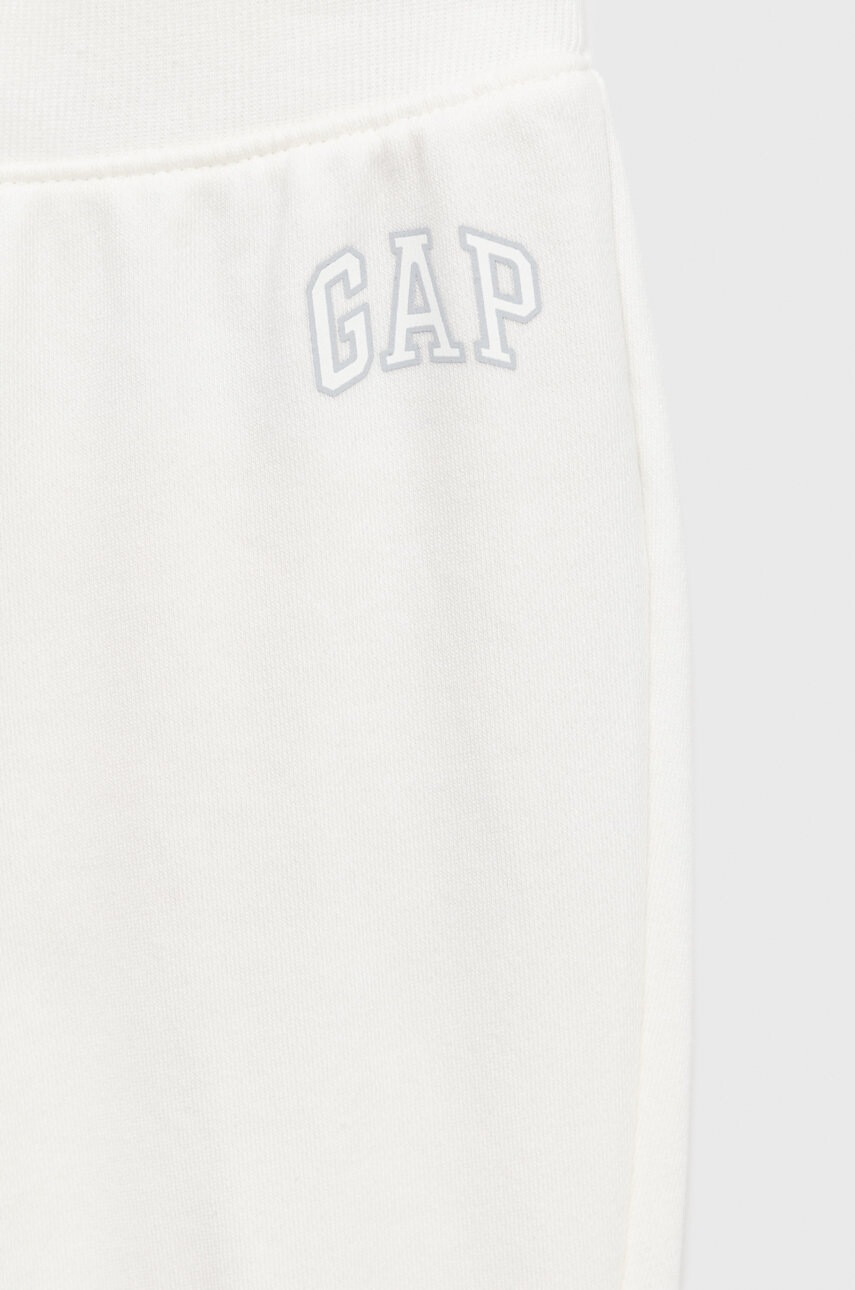 Gap Детски спортен панталон в бяло с десен - Pepit.bg