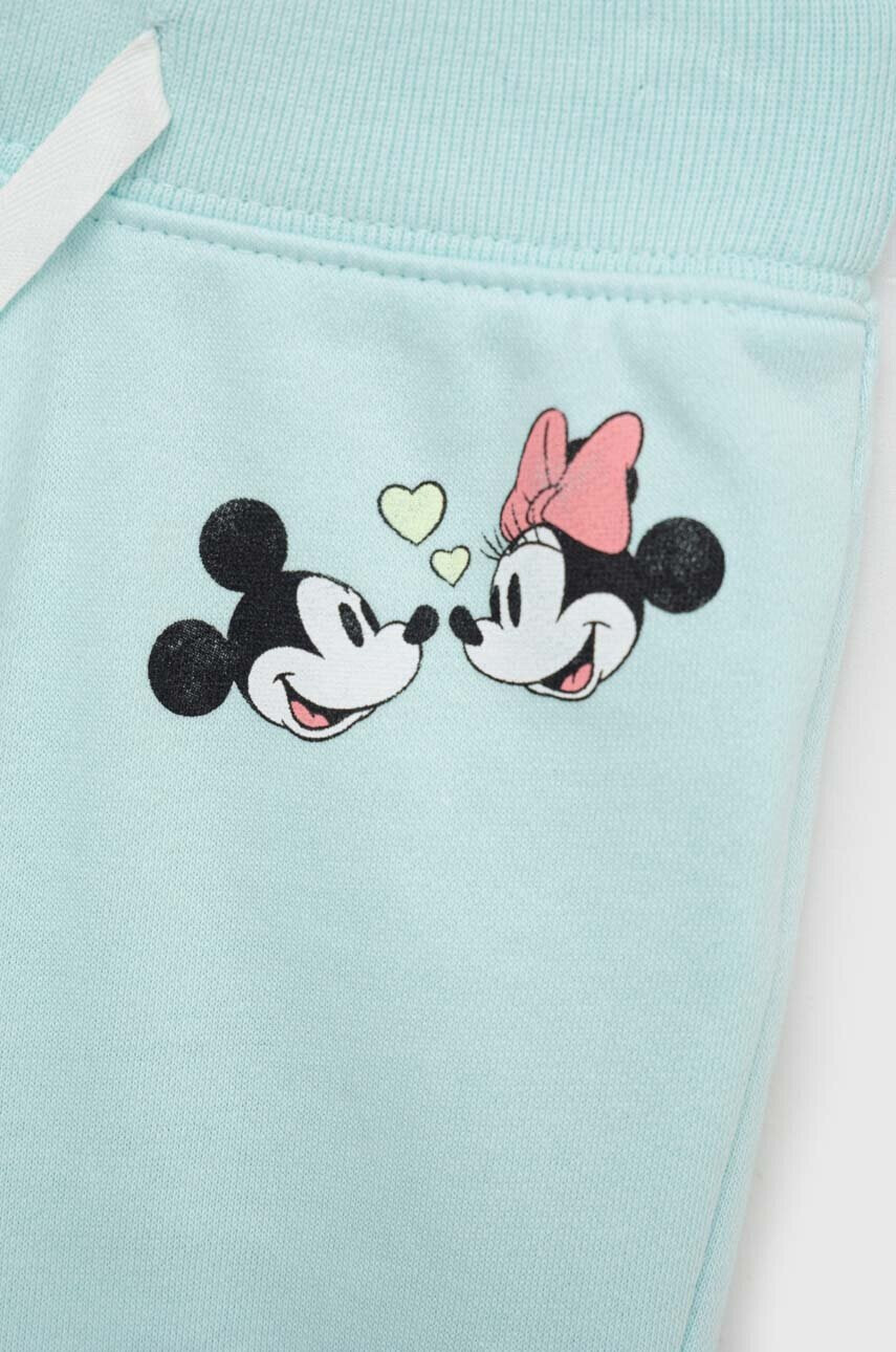 Gap Детски спортен панталон x Disney в синьо с принт - Pepit.bg
