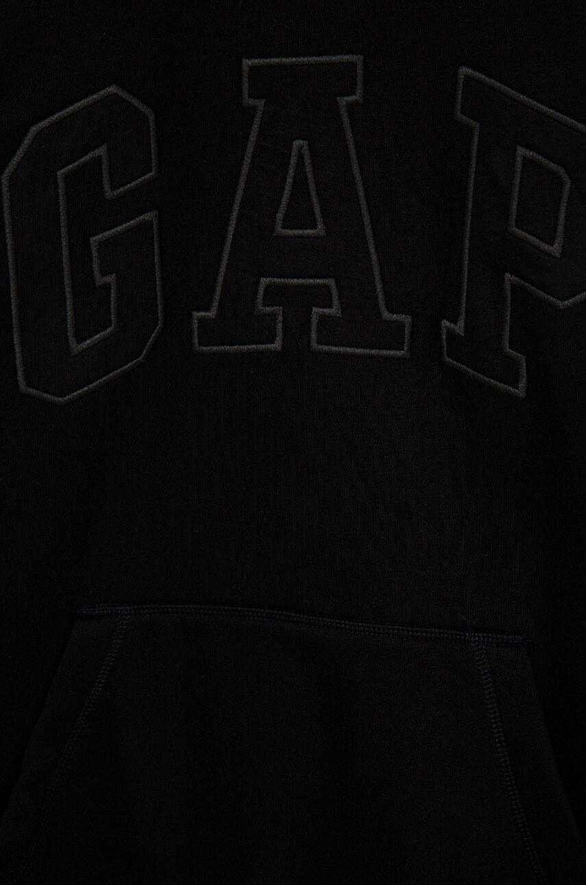 Gap Детски суичър в черно с апликация - Pepit.bg