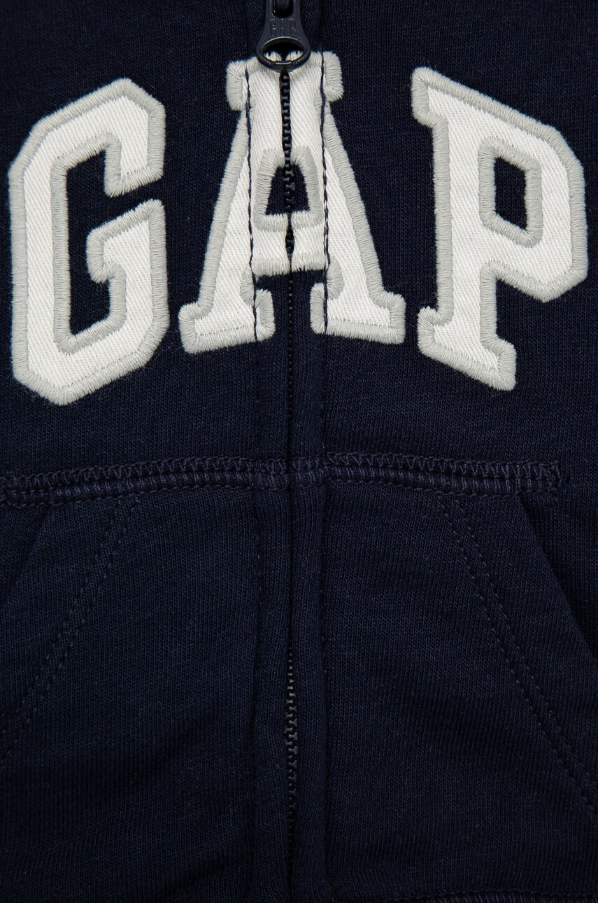 Gap Детски суичър в тъмносиньо с апликация - Pepit.bg
