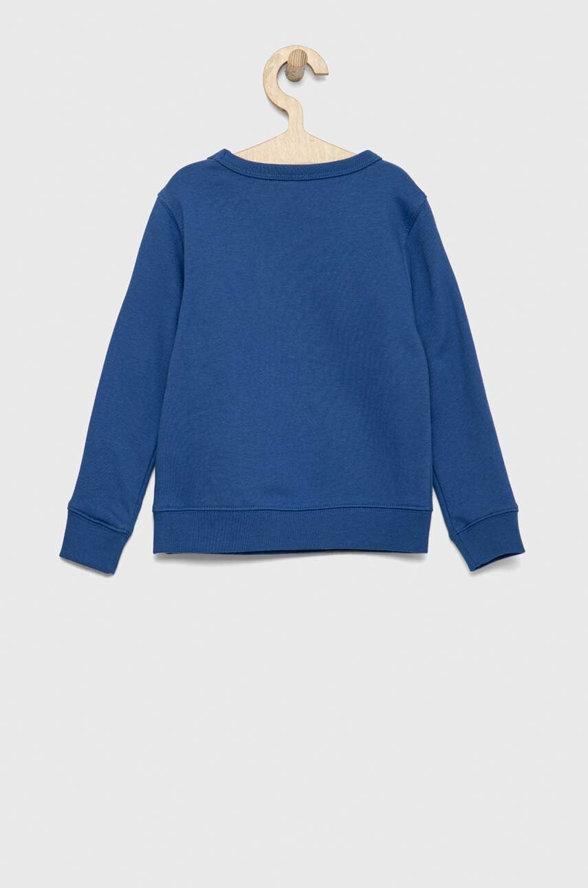 Gap Детски суичър в синьо с десен - Pepit.bg