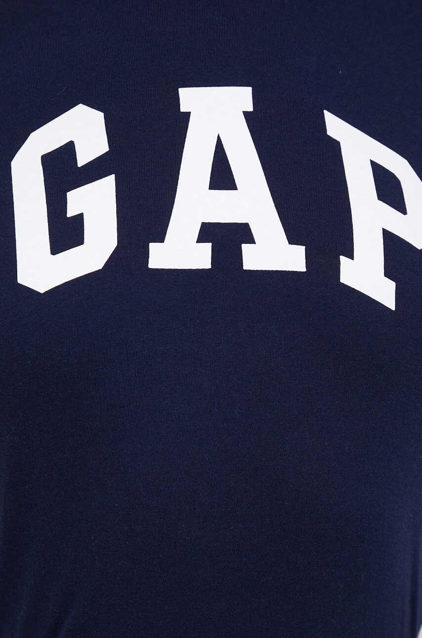 Gap Памучна блуза с дълги ръкави (2-pack) в тъмносиньо - Pepit.bg