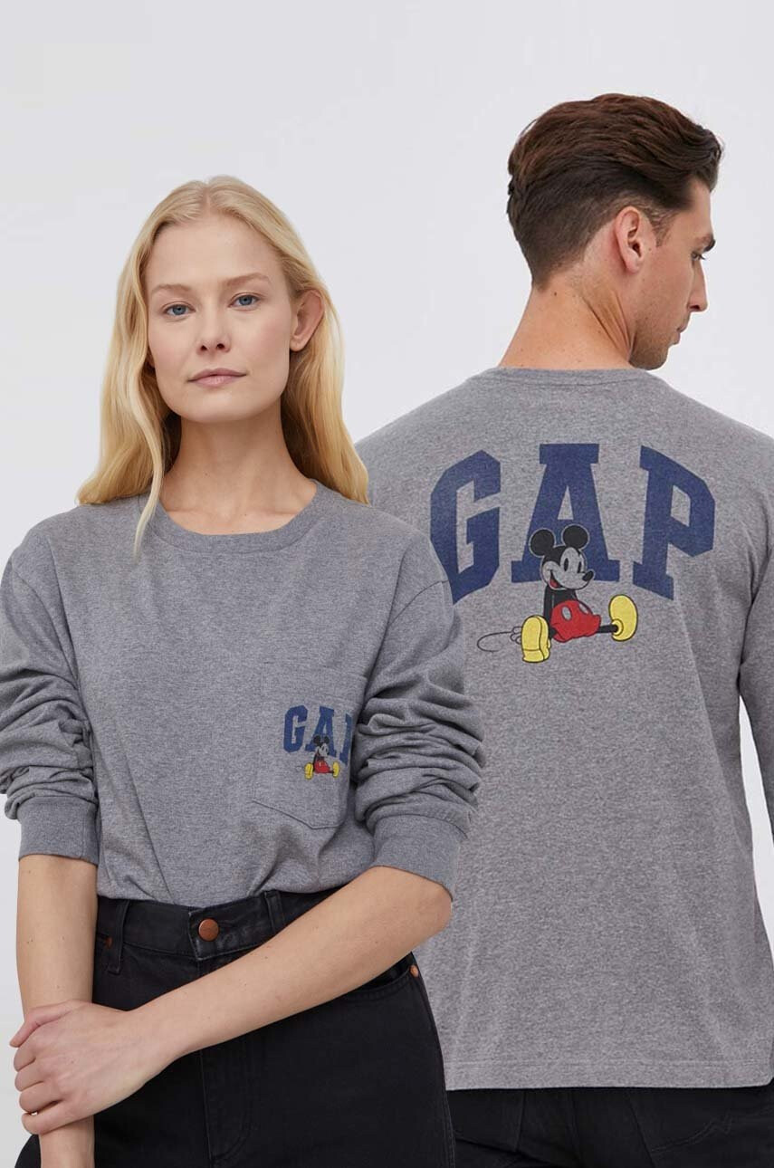 Gap Памучна блуза с дълги ръкави x Disney - Pepit.bg