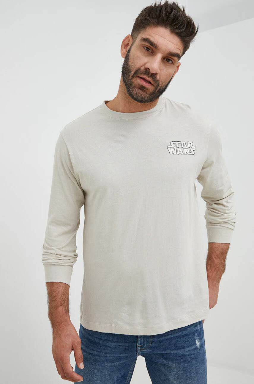 Gap Памучна блуза с дълги ръкави X Star Wars - Pepit.bg