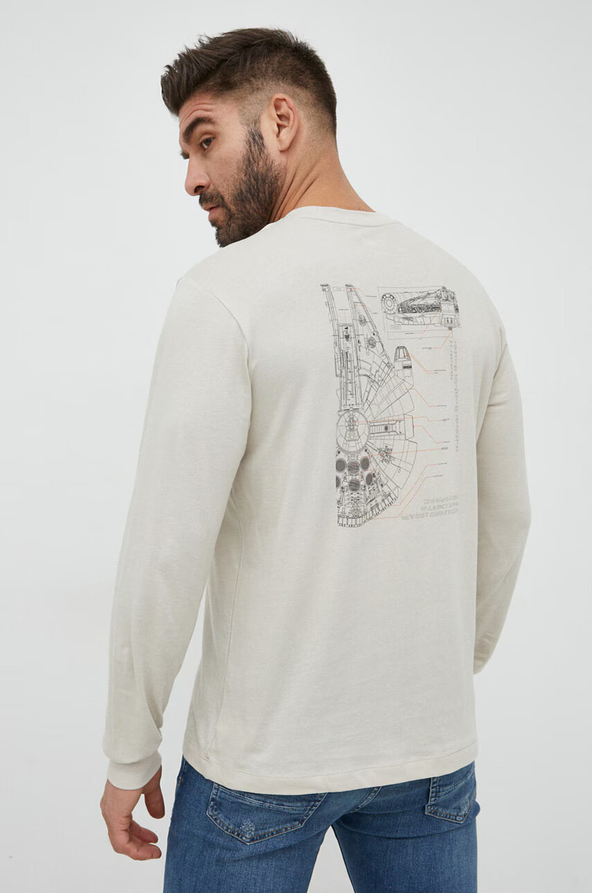 Gap Памучна блуза с дълги ръкави X Star Wars - Pepit.bg