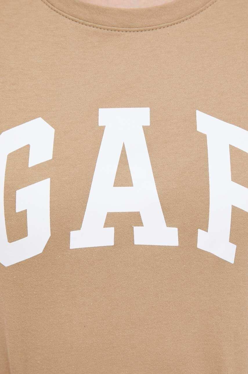 Gap Памучна тениска (2 броя) в бежово - Pepit.bg