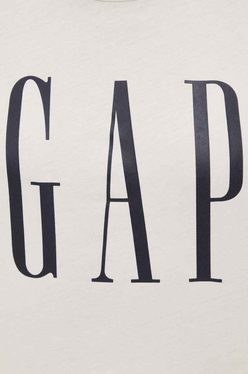 Gap Памучна тениска в бордо - Pepit.bg