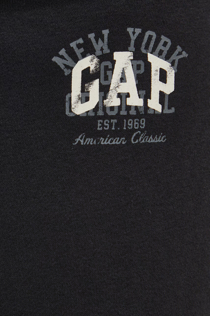 Gap Спортен панталон в черно с принт - Pepit.bg