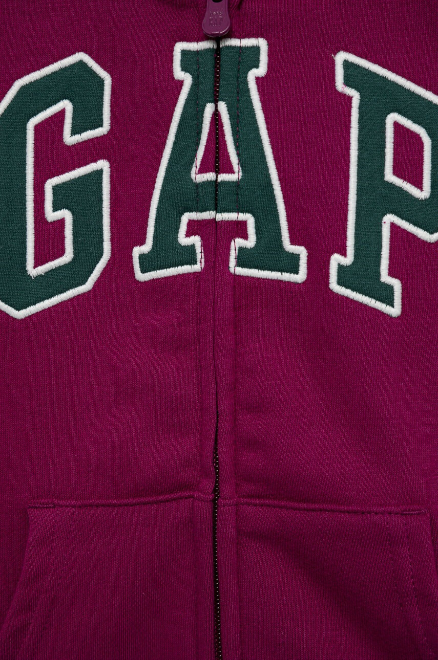 Gap Спортен суичър в лилаво с апликация - Pepit.bg