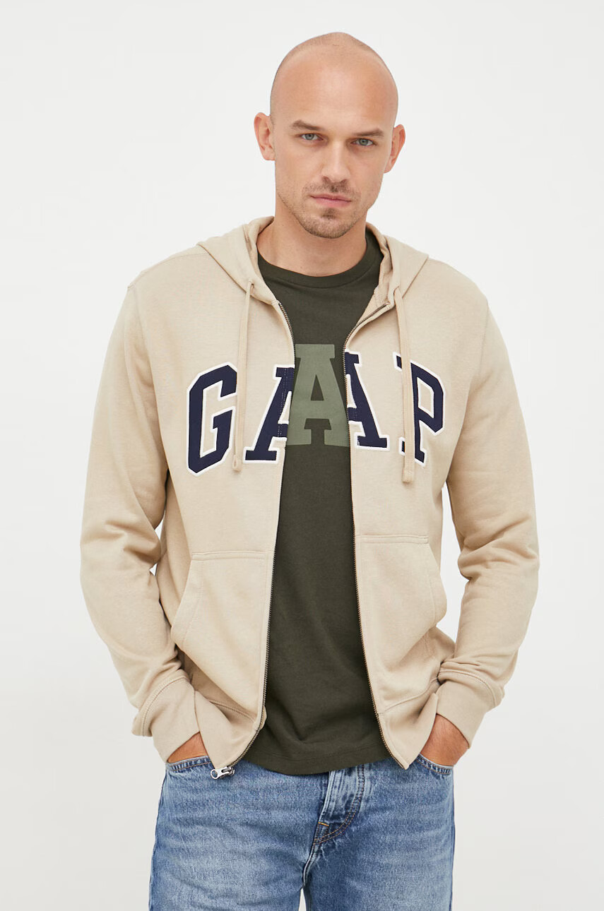 Gap Суичър в зелено с апликация - Pepit.bg