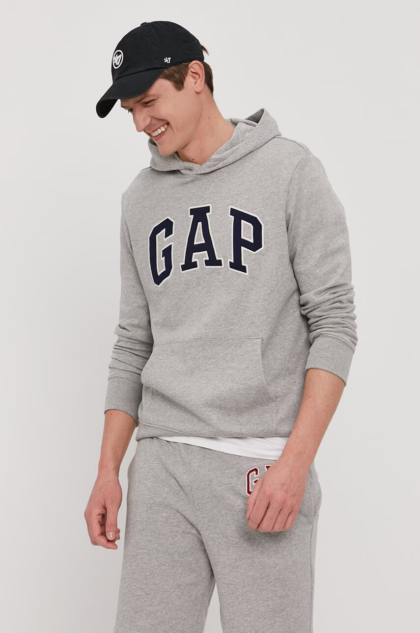 Gap Суичър в сиво с апликация - Pepit.bg