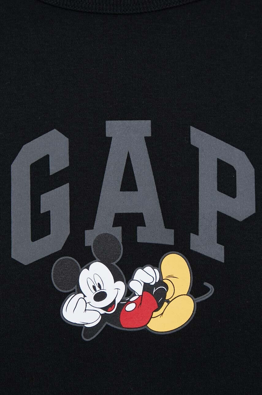 Gap Суичър x Disney в черно с принт - Pepit.bg