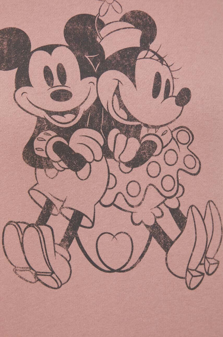 Gap Суичър x Disney в розово с принт - Pepit.bg