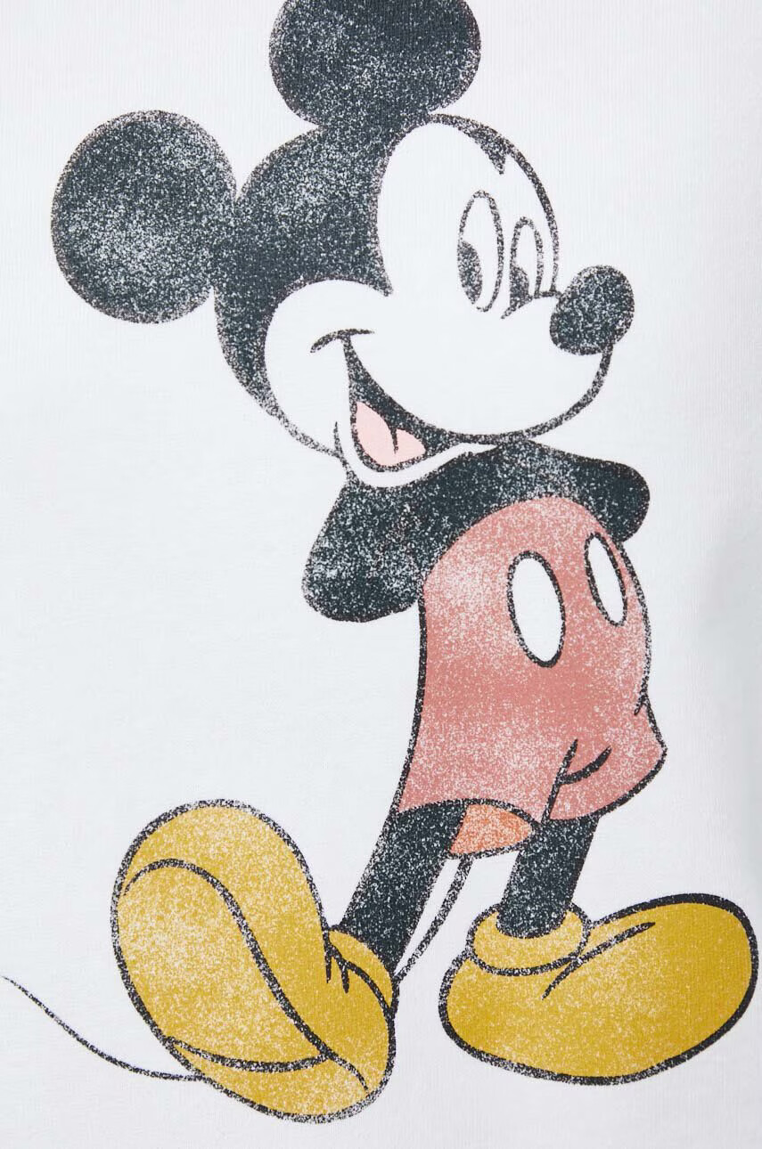 Gap Суичър x Disney в бяло с принт - Pepit.bg
