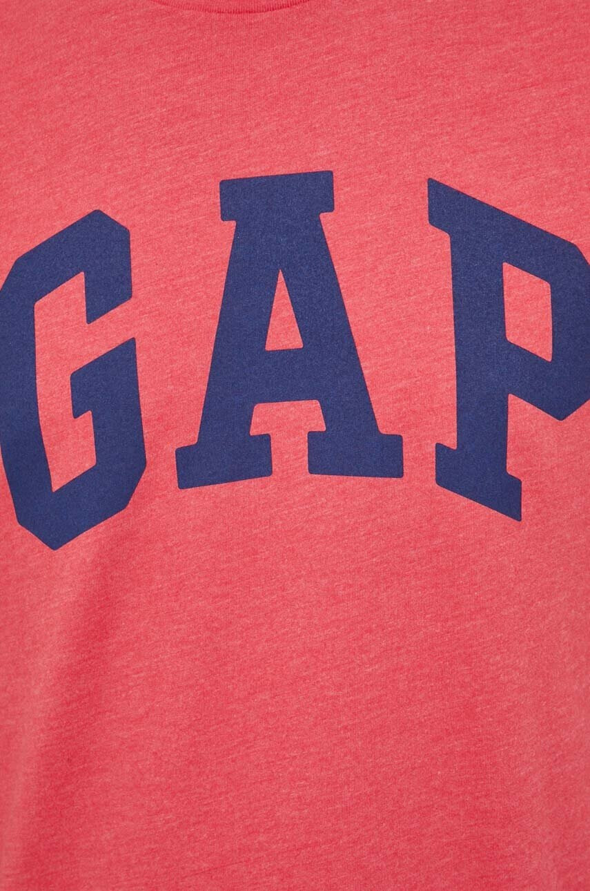 Gap Тениска в червено с принт - Pepit.bg