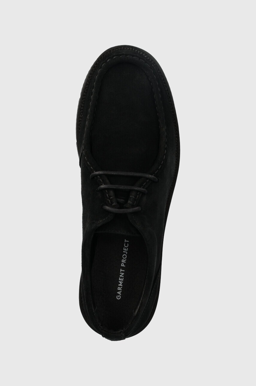 Garment Project Половинки обувки от велур Eilo Vibram Low в черно GP2469 - Pepit.bg