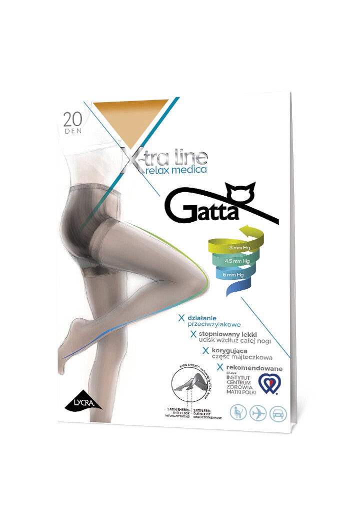 Gatta Чорапогащи X-tra Line Relax Medica 20 DEN - Pepit.bg