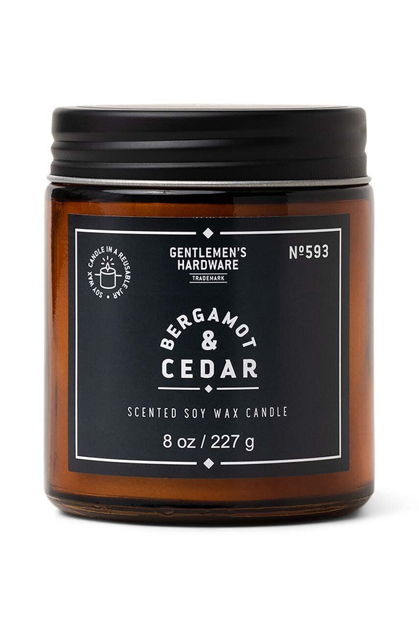 Gentlemen's Hardware Ароматна соева свещ Gentelmen's Hardware Bergamot & Cedar 227 g - Pepit.bg