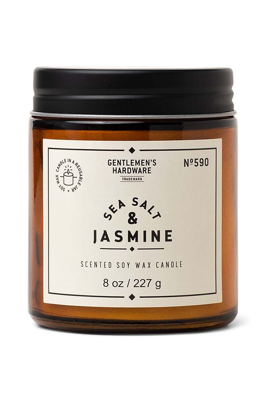 Gentlemen's Hardware Ароматна соева свещ Gentelmen's Hardware Sea Salt & Jasmine 227 g - Pepit.bg