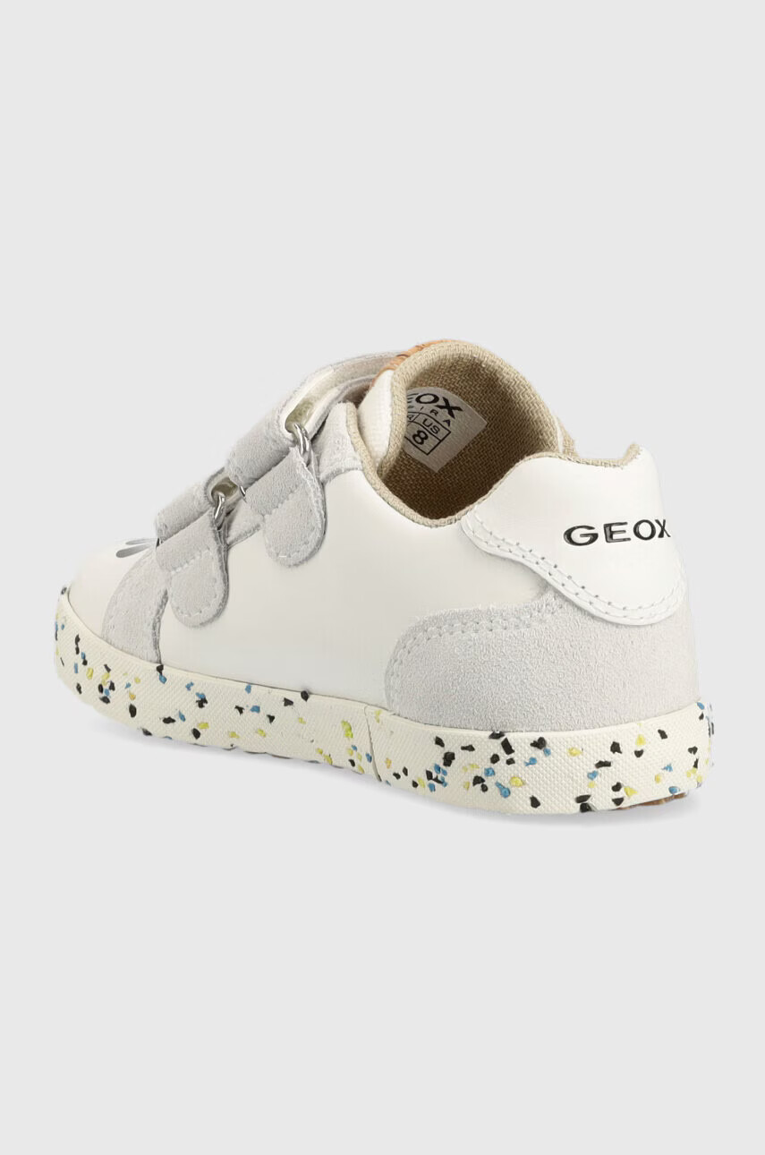 Geox Детски кожени кецове в бяло - Pepit.bg