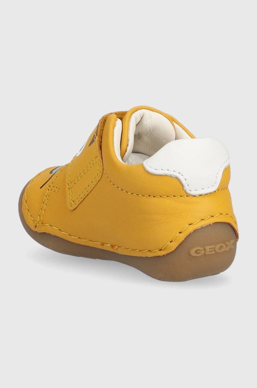 Geox Детски кожени маратонки в жълто - Pepit.bg