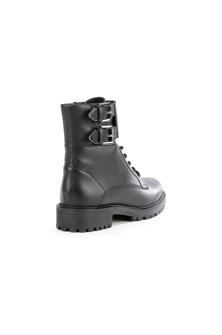 Geox Детски кубинки в черно - Pepit.bg
