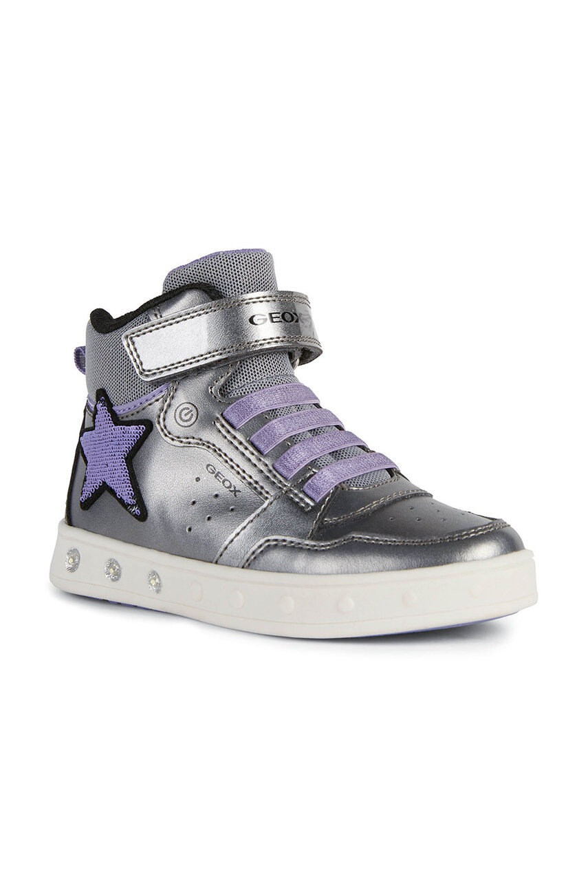 Geox Детски маратонки в сребристо - Pepit.bg