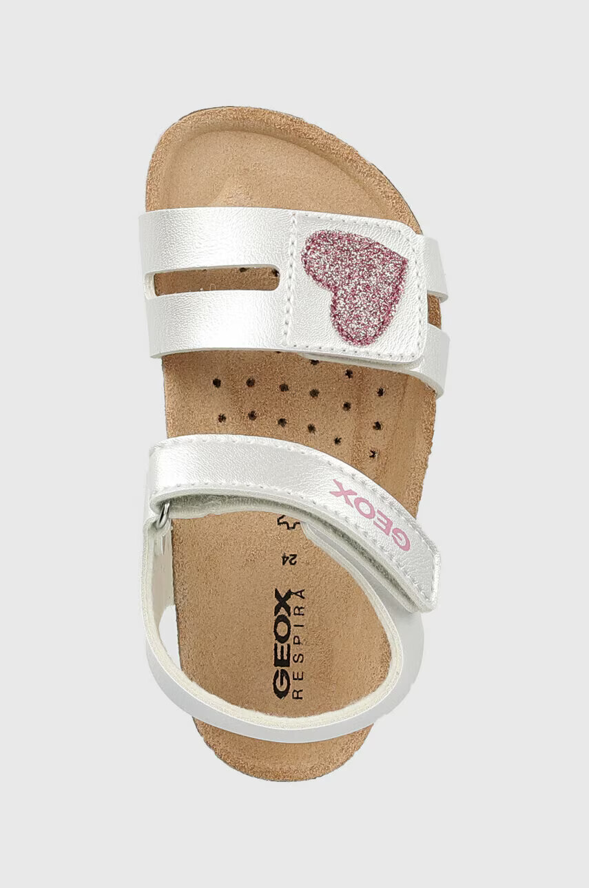 Geox Детски сандали в сребристо - Pepit.bg