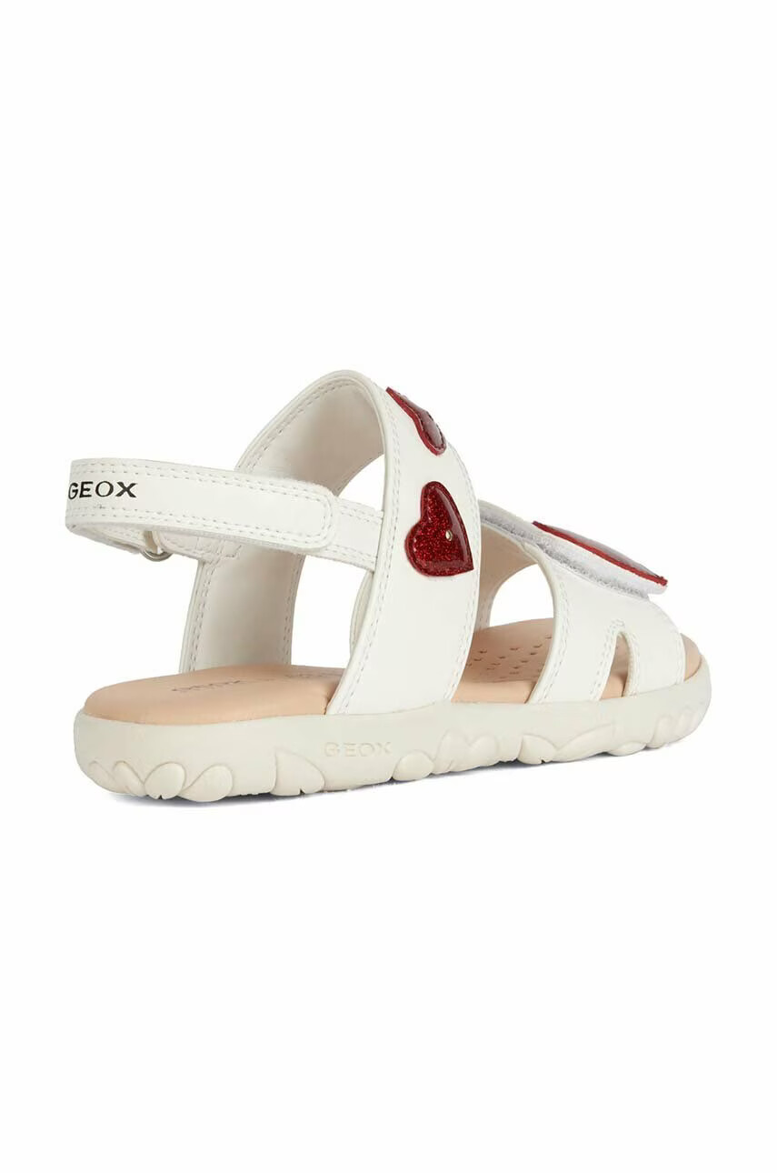 Geox Детски сандали в бяло - Pepit.bg