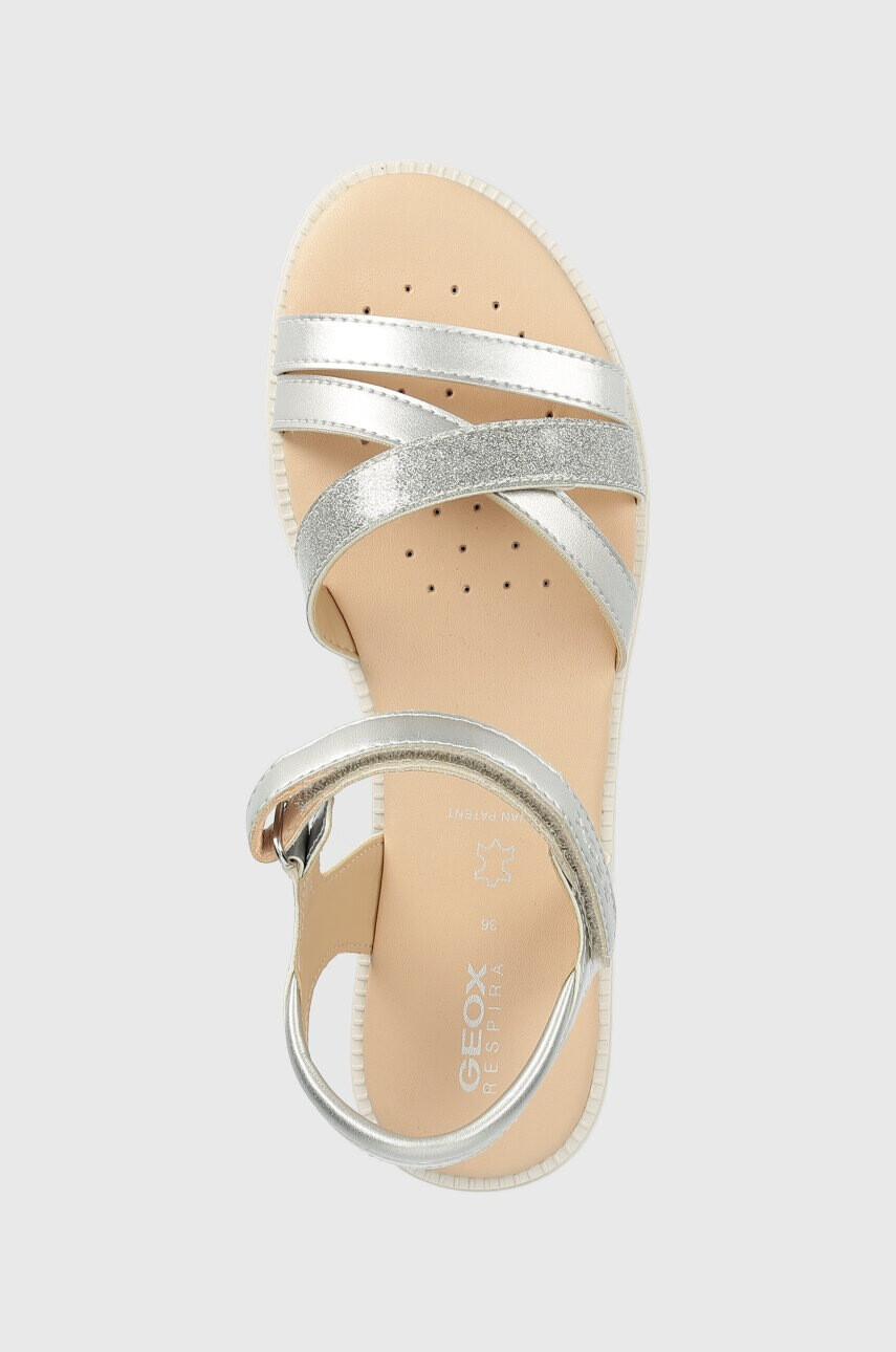 Geox Детски сандали в сребристо - Pepit.bg