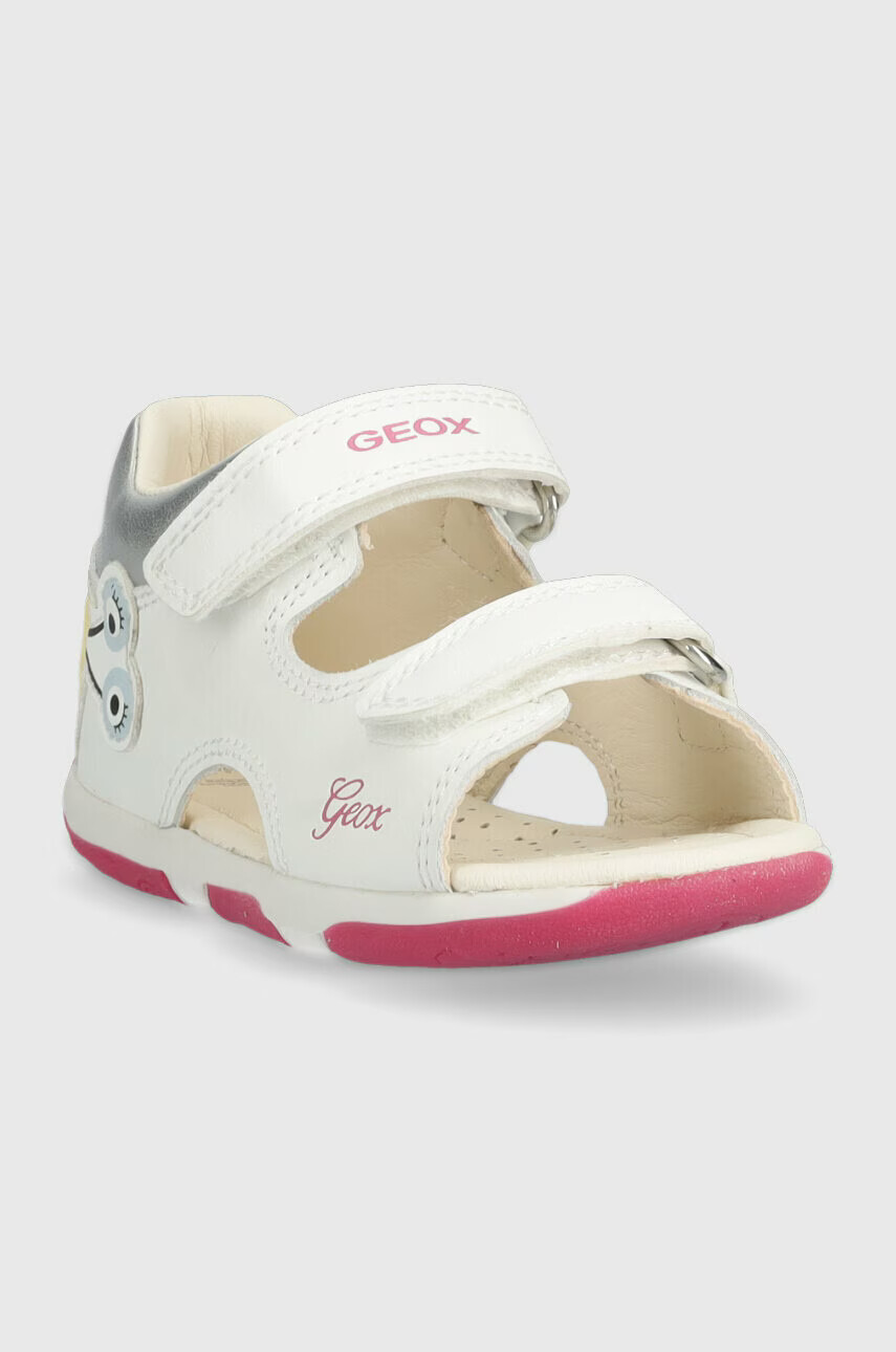 Geox Детски сандали в бяло - Pepit.bg