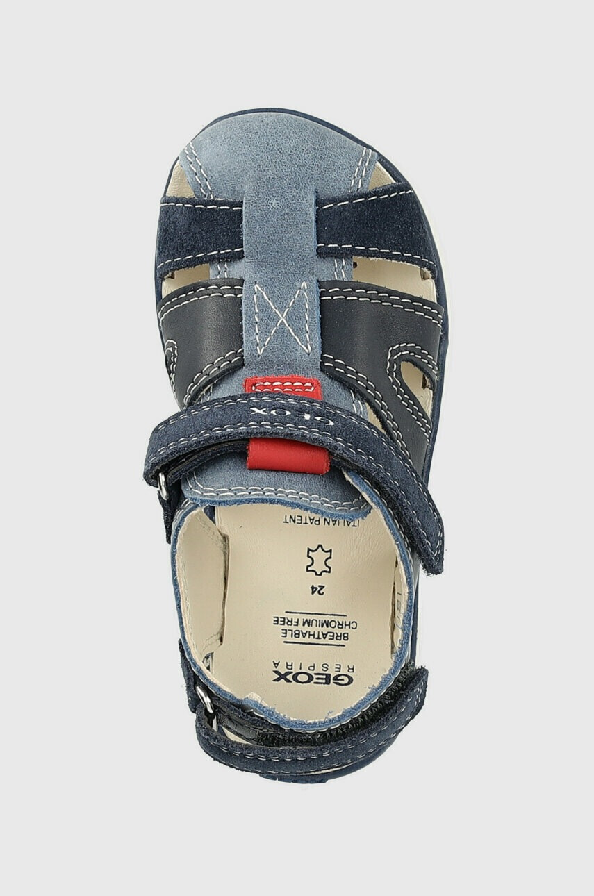 Geox Детски сандали от кожа в синьо - Pepit.bg