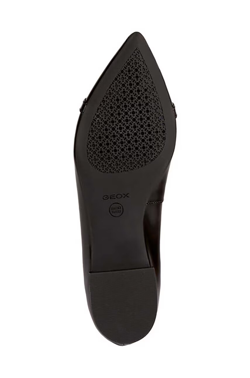 Geox Кожени балеринки CHARYSSA в черно с отворена пета D359BC 00038 C9999 - Pepit.bg