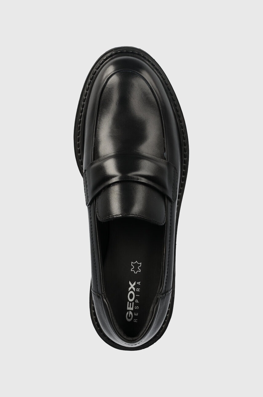 Geox Кожени мокасини D IRIDEA A в черно с платформа D36HRA 00043 C9999 - Pepit.bg