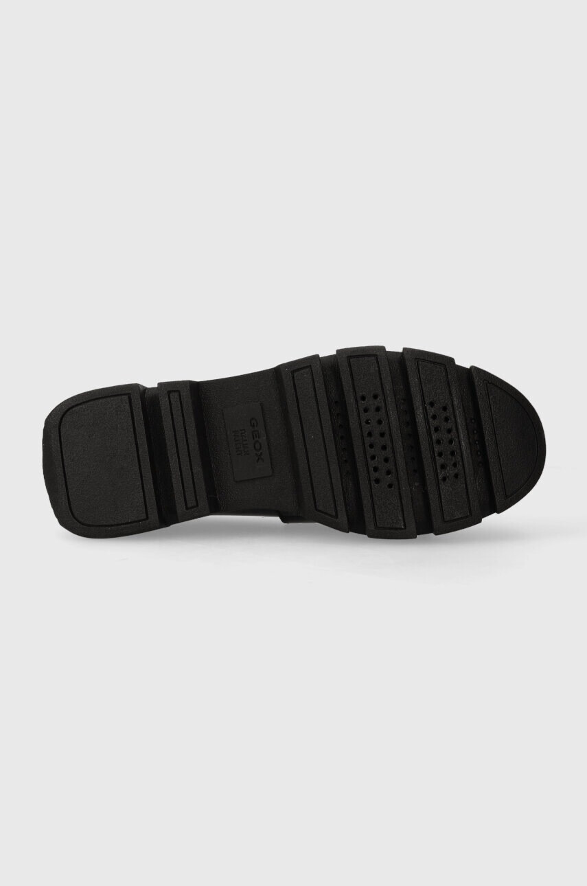 Geox Кожени мокасини D VILDE C в черно с платформа D36UAC 00085 C9999 - Pepit.bg