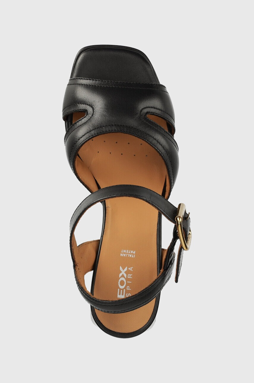 Geox Кожени сандали D SOLEDEA в черно D35RHB 00043 C9999 - Pepit.bg
