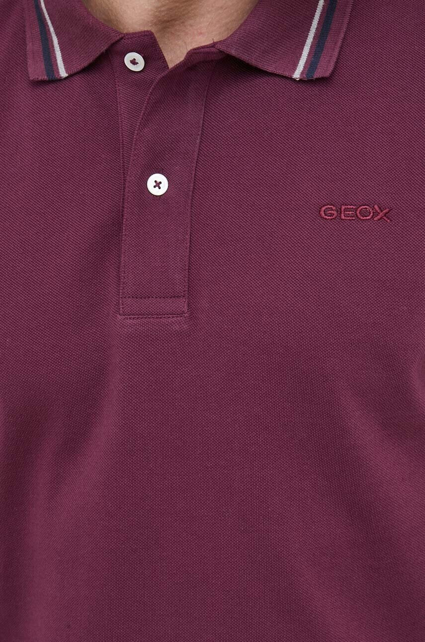 Geox Памучна тениска с яка - Pepit.bg