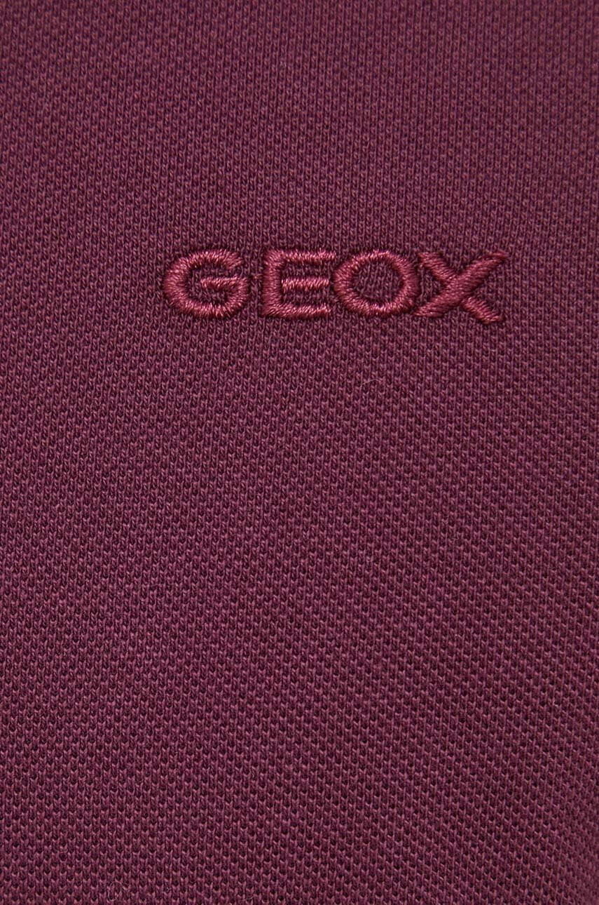 Geox Памучна тениска с яка - Pepit.bg
