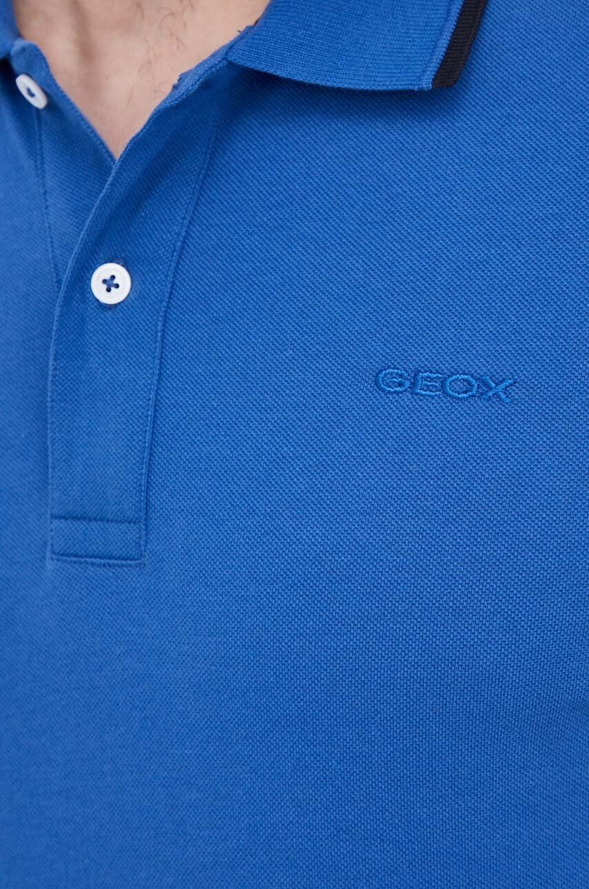 Geox Памучна тениска с яка - Pepit.bg