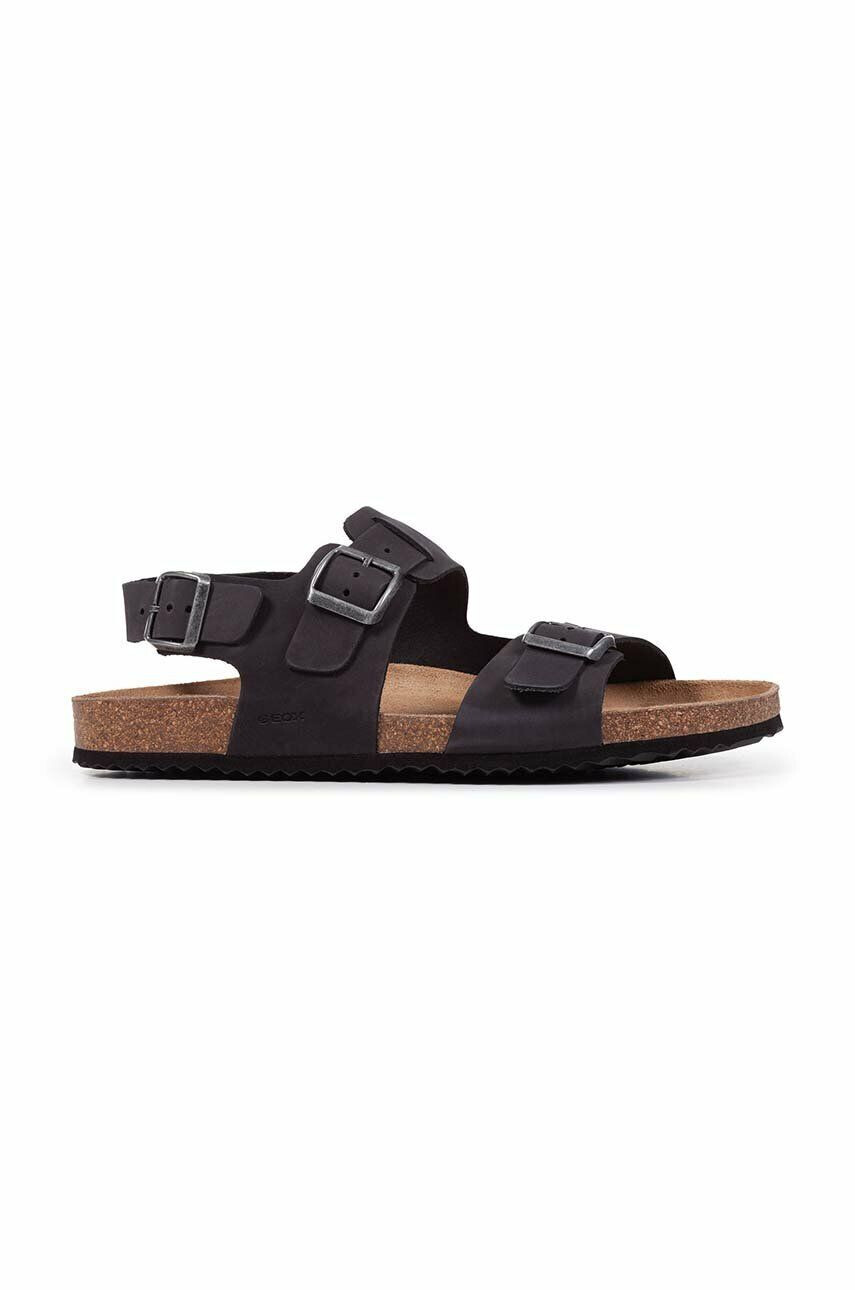 Geox Сандали от велур U SANDAL GHITA A в черно U159VA 00032 C9999 - Pepit.bg