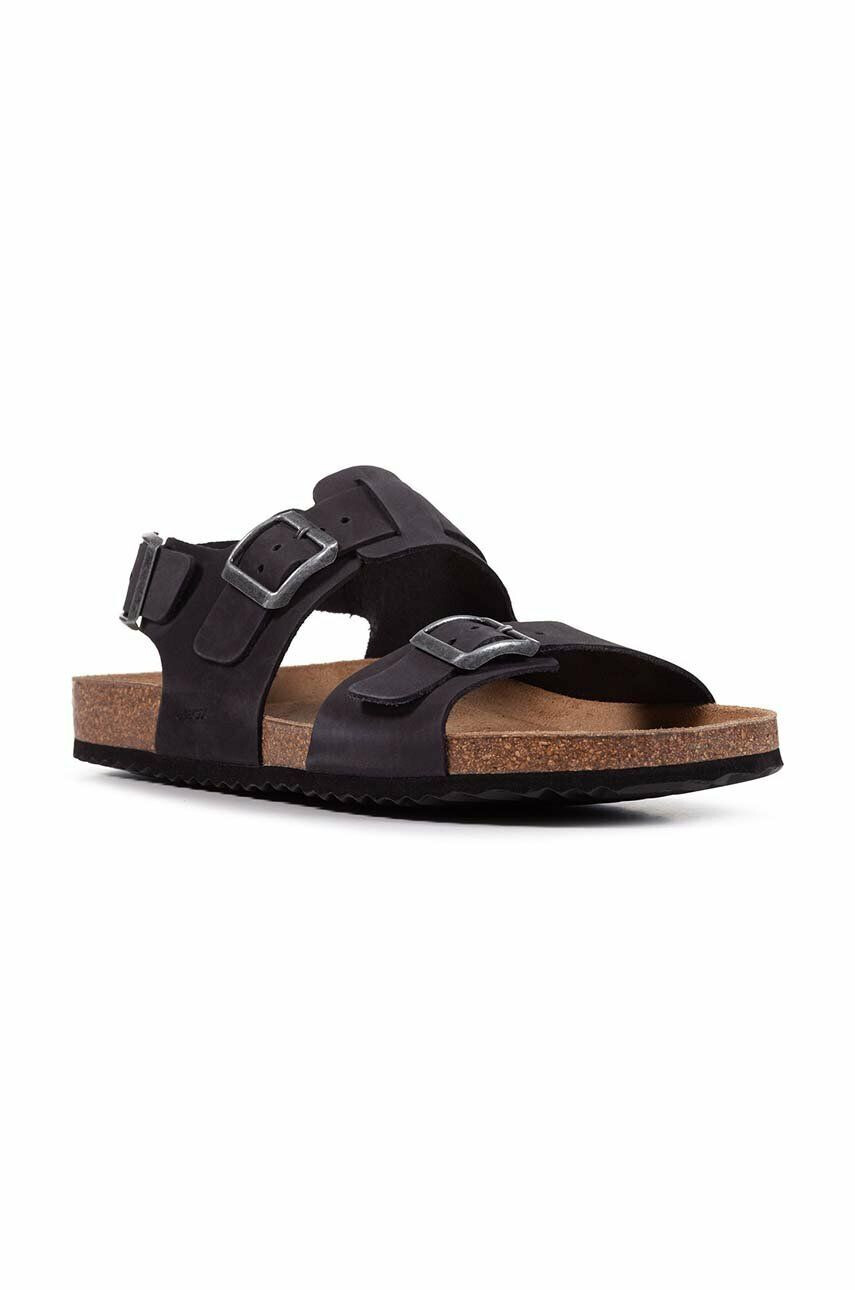 Geox Сандали от велур U SANDAL GHITA A в черно U159VA 00032 C9999 - Pepit.bg