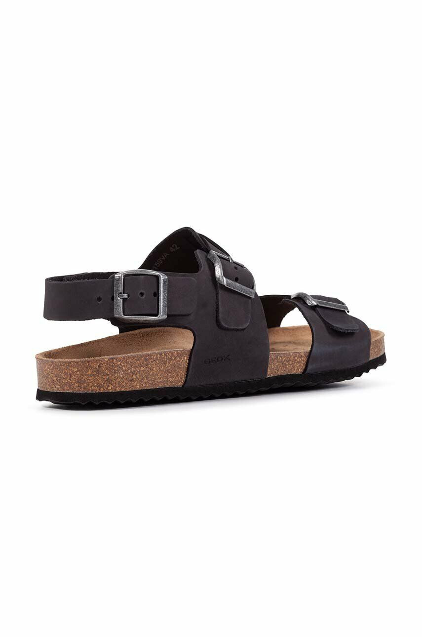 Geox Сандали от велур U SANDAL GHITA A в черно U159VA 00032 C9999 - Pepit.bg