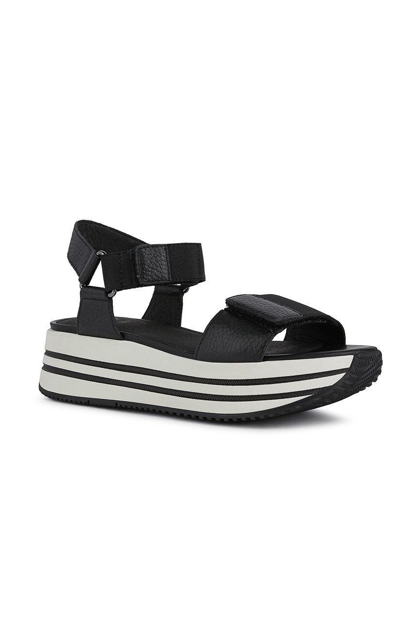 Geox Сандали Sandal Kency в черно с платформа - Pepit.bg