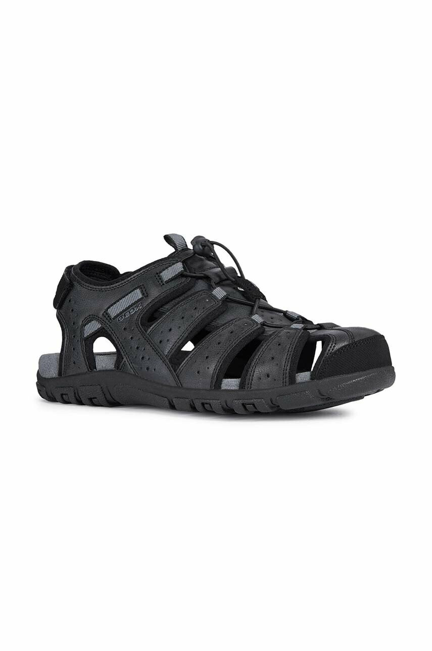 Geox Сандали UOMO SANDAL STRADA в черно - Pepit.bg