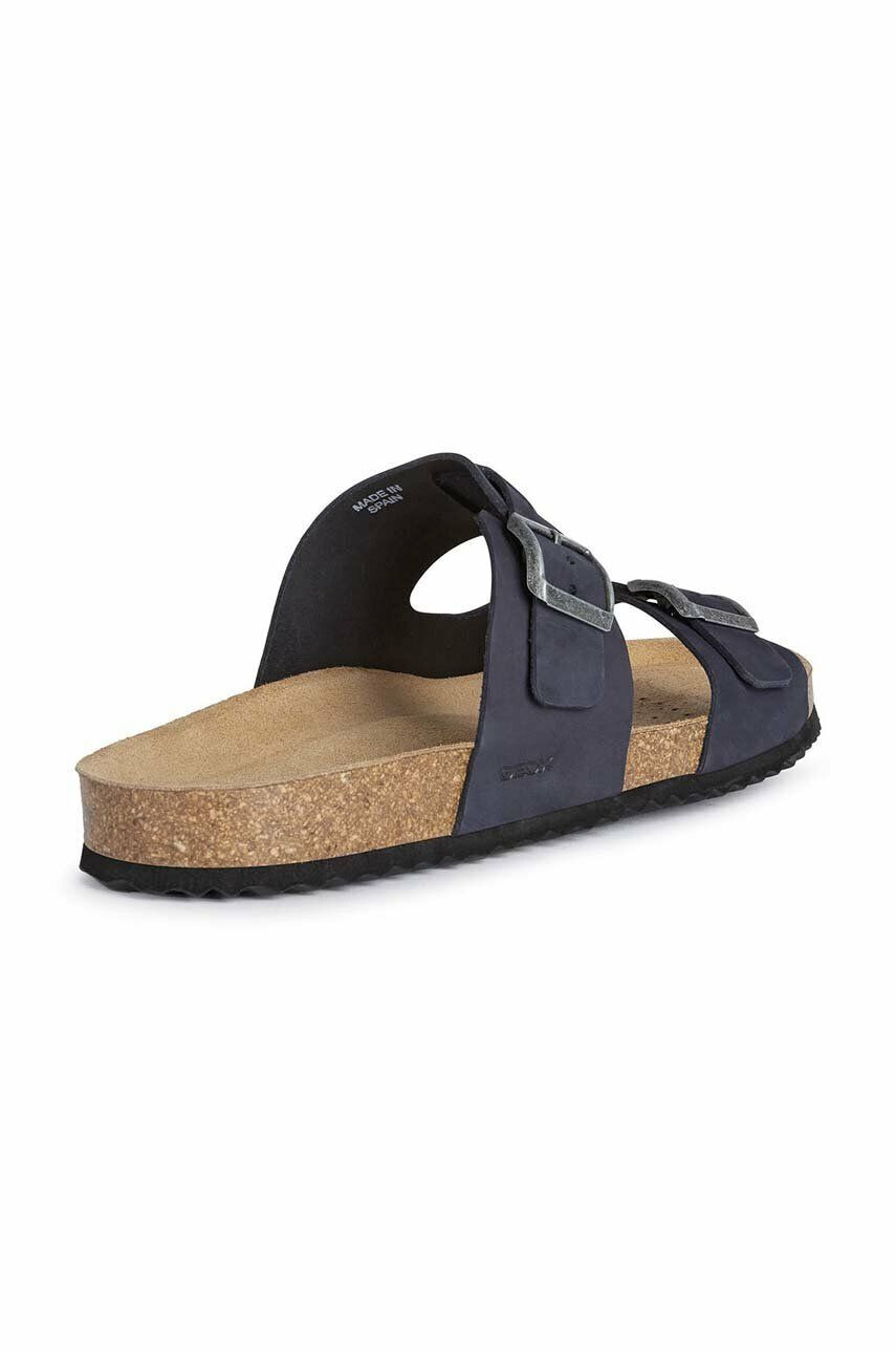 Geox Велурени чехли U SANDAL GHITA B в тъмносиньо U159VB 00032 C4002 - Pepit.bg