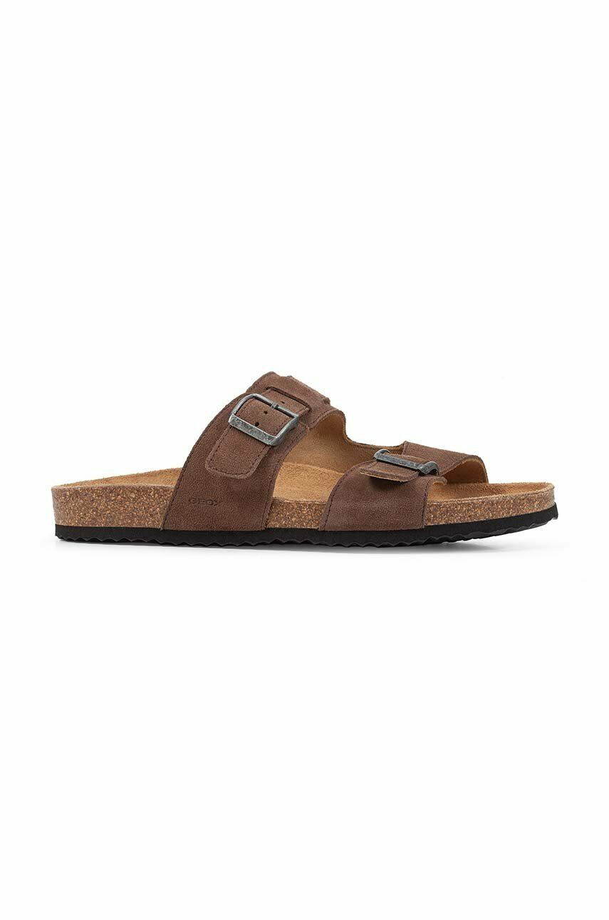 Geox Велурени чехли U SANDAL GHITA E - Pepit.bg